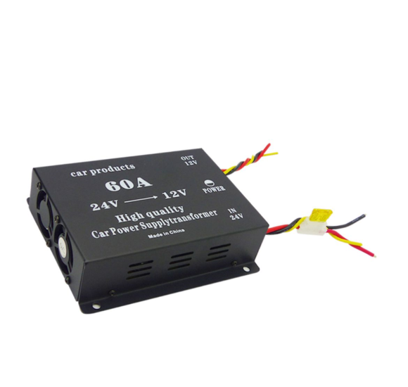 Inversor de voltaje 24V-12V- 60 AMP