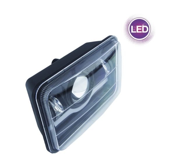 Foco LED Rectangular De 7” Delantero, 45 Watt, Luz Blanca A 12-24 Volt - Imagen 2