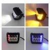 Neblinero 12 LED, 6 LED Blanco+6 LED Ámbar Estrobo 12/24V