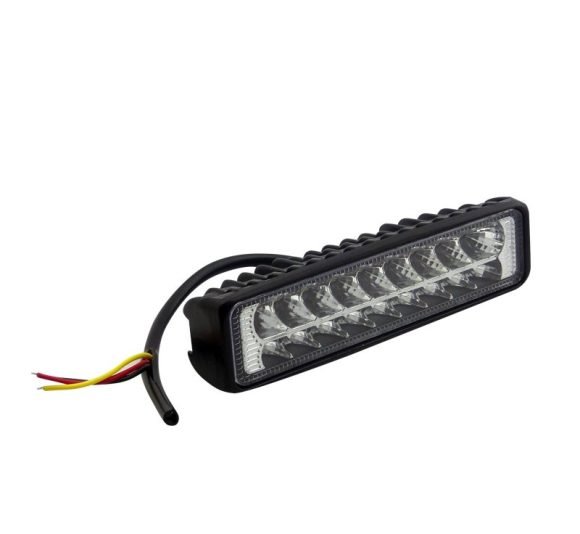 Neblinero Duo Blanco Ambar 18 LED 12V. Rectangular - Imagen 2