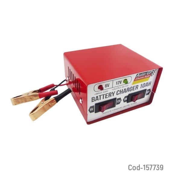 Cargador De Bateria A 10 Amp Marca AUTOGP En 6 O 12 Volt - Imagen 3